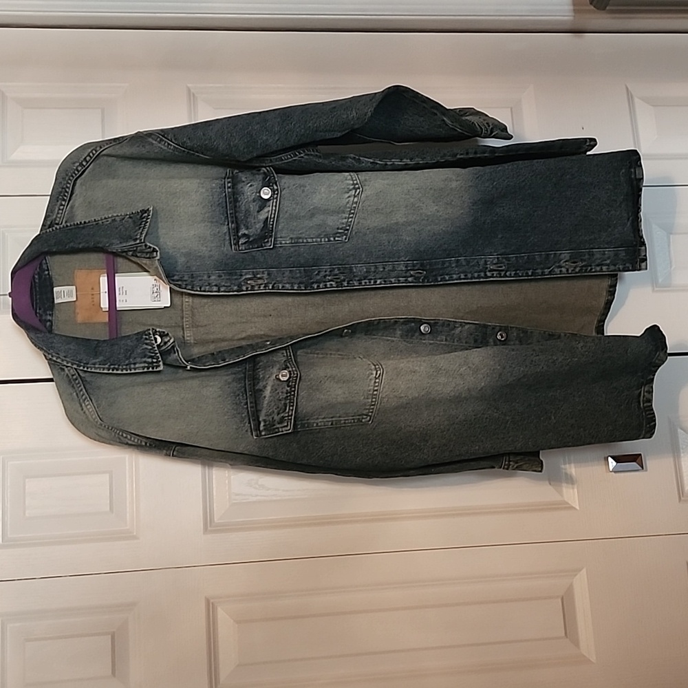 H&M Oversized Ladies Denim Shirt Jacket *NWT*